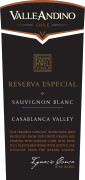 Valle Andino Reserva Especial Sauvignon Blanc 2013 Front Label