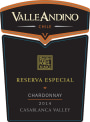 Valle Andino Reserva Especial Chardonnay 2014 Front Label