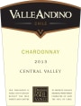 Valle Andino Chardonnay 2013 Front Label