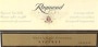 Raymond Reserve Zinfandel 1998 Front Label
