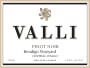 Valli Wines Bendigo Pinot Noir 2014 Front Label