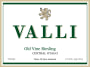 Valli Wines Old Vine Riesling 2012 Front Label