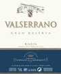 Valserrano Gran Reserva 2014 Front Label