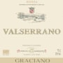 Valserrano Graciano 2004 Front Label