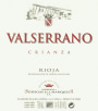 Valserrano Crianza 2009 Front Label
