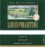 Louis Martini Del Rio Merlot 1998 Front Label