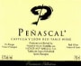 Penascal Red 1999 Front Label