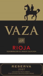 Vaza Wines Reserva 2007 Front Label