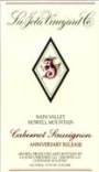 La Jota 17th Anniversary Howell Mt. Cabernet Sauvignon 1998 Front Label