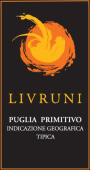 Vetrere Livruni Primitivo 2014 Front Label