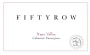 Fiftyrow Vineyards Cabernet Sauvignon 2012 Front Label