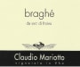 Claudio Mariotto Braghe 2008 Front Label