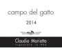 Claudio Mariotto Campo del Gatto 2014 Front Label