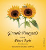 Girasole Vineyards Pinot Noir 2009  Front Label