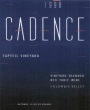 Cadence Tapteil Vineyard Red 1998 Front Label