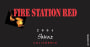 Fire Station Red Shiraz 2004 Front Label