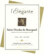 Vignoble de la Jarnoterie Saint-Nicolas de Bourgueil L'Elegante Cuvee MR 2015 Front Label