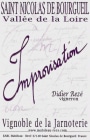 Vignoble de la Jarnoterie Saint Nicolas de Bourgueil Improvisation 2014 Front Label