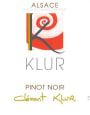 Vignoble Klur Klur Pinot Noir 2011 Front Label