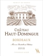 Vignobles Acker Bordeaux Chateau Haut-Domingue 2012 Front Label