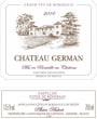 Vignobles Aubert Chateau German 2014 Front Label