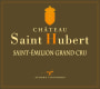 Vignobles Aubert Saint-Emilion Grand Cru Chateau Saint Hubert 2008 Front Label