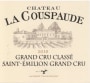 Vignobles Aubert Saint-Emilion Grand Cru Classe Chateau La Couspaude 2010 Front Label