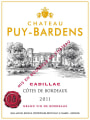 Vignobles Bonfils Cadillac Cotes de Bordeaux Chateau Puy Bardens 2011 Front Label