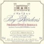 Vignobles Bonfils Premiers Cotes de Bordeaux Chateau Puy Bardens Cuvee Prestige 2005 Front Label