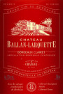 Vignobles Chaigne et Fils Chateau Ballan-Larquette Clairet 2010 Front Label