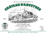 Vignobles Chatelier - Cantelaudette Chateau d'Arveyres Blanc 2014 Front Label