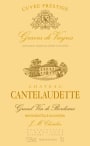 Vignobles Chatelier - Cantelaudette Graves de Vayres Cuvee Prestige Rouge 2014 Front Label