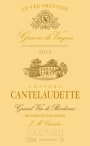 Vignobles Chatelier - Cantelaudette Graves de Vayres Cuvee Prestige Rouge 2012 Front Label