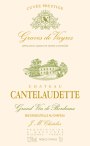 Vignobles Chatelier - Cantelaudette Graves de Vayres Cuvee Prestige Blanc 2012 Front Label