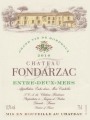 Vignobles Claude Barthe Chateau Fondarzac 2010 Front Label