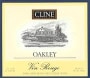 Cline Oakley Vin Rouge 2000 Front Label