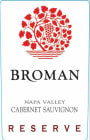 Broman Cellars Reserve Cabernet Sauvignon 2009 Front Label