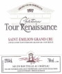 Vignobles Daniel Mouty Saint-Emilion Chateau Tour Renaissance Grand Cru 2012 Front Label