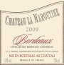 Vignobles Darriet Bordeaux Chateau La Maroutine Rouge 2009 Front Label