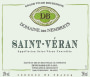 Vignobles Denis Barraud Saint-Veran Domaine des Nembrets 2008 Front Label