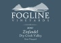 Fogline Vineyards Grist Vineyard Zinfandel 2010 Front Label