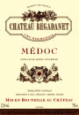 Vignobles Figerou Medoc Chateau Begadanet 2009 Front Label