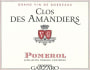 Vignobles Garzaro Clos des Amandiers 2010 Front Label