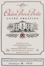 Vignobles Garzaro Chateau Baron Bertin Cuvee Prestige 2003 Front Label