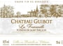 Vignobles Henri Bourlon Puisseguin Saint-Emilion Chateau Guibot La Fourvieille 2012 Front Label