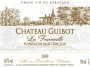 Vignobles Henri Bourlon Puisseguin Saint-Emilion Chateau Guibot La Fourvieille 2009 Front Label