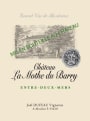 Vignobles Joel Duffau Entre-deux-Mers Chateau La Mothe du Barry 2014 Front Label