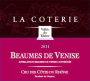 Vignobles La Coterie Beaumes de Venise Rouge 2011 Front Label