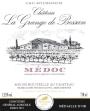 Vignobles Lacombe Chateau La Grange de Bessan 2011 Front Label