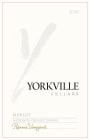 Yorkville Cellars Merlot 2010 Front Label